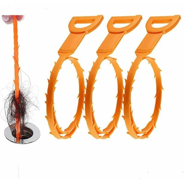 3pc Drain Snake Hair Drain Clog Remover Drain Opener Cleaning Tool Drain  Hair Catcher for Sewer