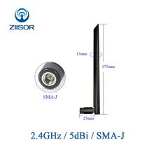 Wi-Fi 2,4 ГГц роутер антенна 2400 м с высоким коэффициентом усиления Omni антенна большого диапазона SMA Мужской WLAN Bluetooth DTU модуль антенна TX2400-JKD-20