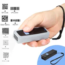 Holyhah – Mini Scanner de codes-barres sans fil M2 CCD, Bluetooth 2.4G, pour la lecture du tabac, 1D, 2D, QR, PDF417, pour iPad Android et iPhone
