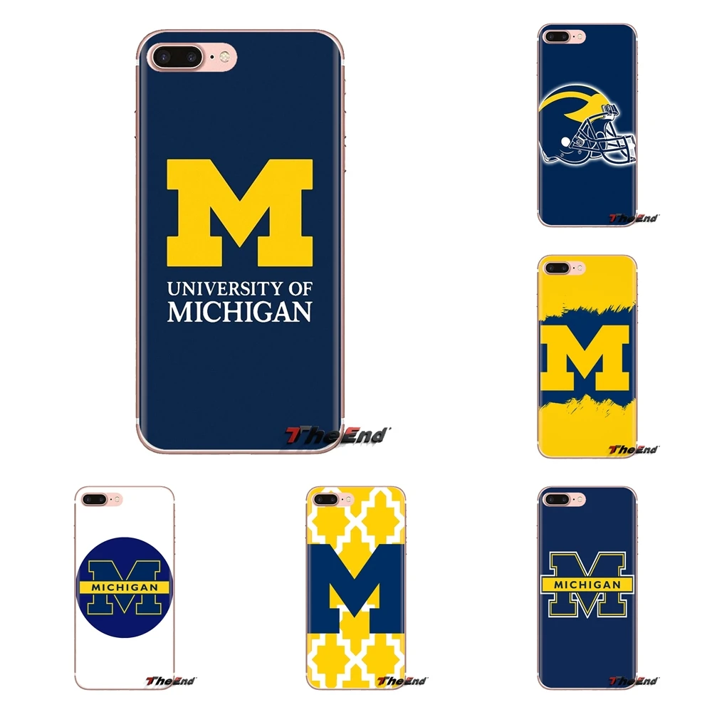 Cell Phone Case Michigan Wolverines ice Hockey For HTC One U11 U12 X9 M7 M8 A9 M9 M10 E9 Plus Desire 630 530 626 628 816 820 830 |