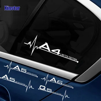 

2pcs Car Windows Decals Sicker For Audi Sline Quattro A3 A4 A5 A6 A7 A8 TT Q3 Q5 Q7 A1 B5 B6 B7 B8 B9 8P 8V 8L C6 C5 C7 4F