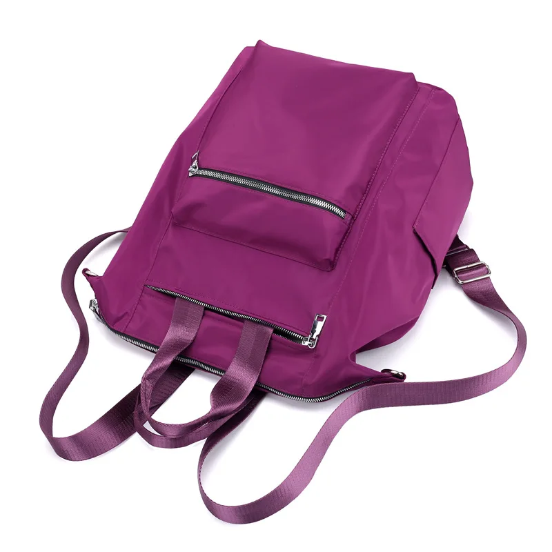 

Fashion Women's Multi-functional Large Bag Waterproof Nylon Bag Lightweight Shoulder Handbag Versatile Student Backpack