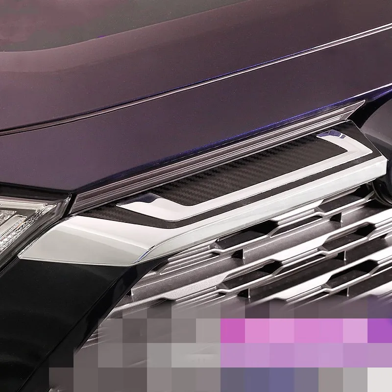 WELKINRY автомобильный чехол для Toyota RAV4 ABS Хром Передняя головка лицевая решетка воздухозаборника Логотип Торговая марка отделка