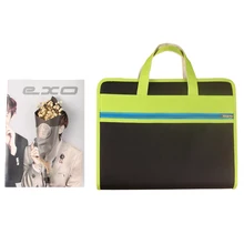 13 слоев креативный органный мешок Мульти папка ткань Оксфорд А4 Портативный молнии информации портфель бумажный мешок бизнес-поставки