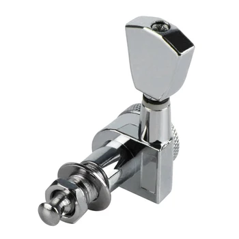 

Accessories Keys Guitar Tuning Peg String Button Easy Install Locking Tuners Metal Durable Tool Left Right Portable Replacement