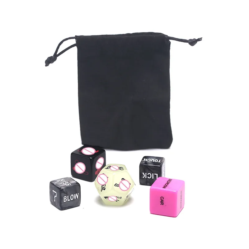 Sex Glow Dice for Adults, Erotic Craps, Love, Sexy Posture, Couple Lovers, Humour Game Toy, Novelty Party Gift, Fun