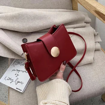 

Vintage Armpit Bag Solid Crossbody Bags for Women Messenger Bags Lady Small Flap Shoulder Bag Design Female Travel Handbag 2020