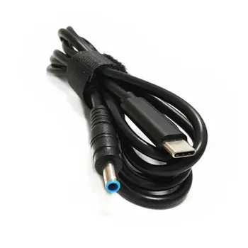 

USB Type-C PD Power Adapter to 4.5x3.0 DC Plug Charging Cable for Hp Laptop