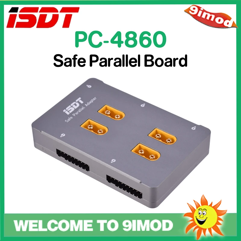 

ISDT PC-4860 Safe Parallel Board XT60 Plug Parallel 1-8S Charging Board For RC Drone Charging Accessories