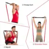 Workout Bar Fitness Resistance Bands Set Pilates Yoga Pull Rope Exercise Training Expander Gym Equipment for Home Bodybuilding 6