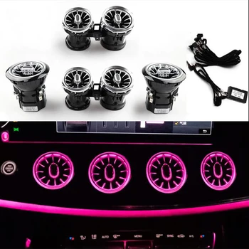 شراءلسيارة Mercedes Benz E Class W213 2017-19 وحدة تحكم أمامية للوحة القيادة مزودة بتيار متردد فتحة تهوية منفذ تربو غطاء جوفي إضاءة محيطة