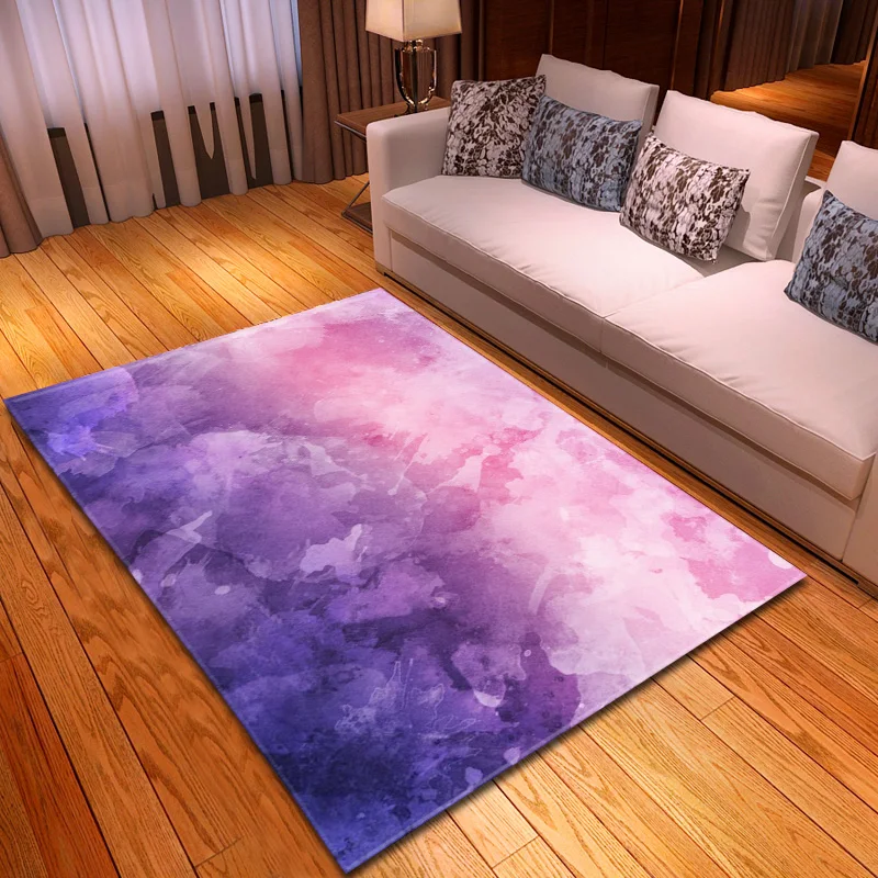Современный Модный мягкий фланелевый ковер для спальни, коврик для детской комнаты, красочные художественные ковры для дома, гостиной