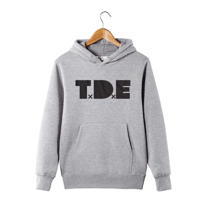 TDE kendrick Толстовка Ламар ya bish джемпер swag ofwg хипстер TxDxE dope drake новая зимняя хлопковая толстовка homme - Цвет: gray