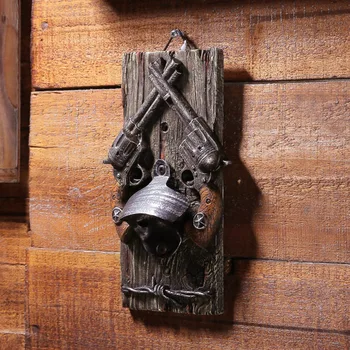 

8 Inch High Vintage Beer Opener Western Bar Wall Decor Bottle Opener Decoration Wall Hanger Can Opener Creative Gift