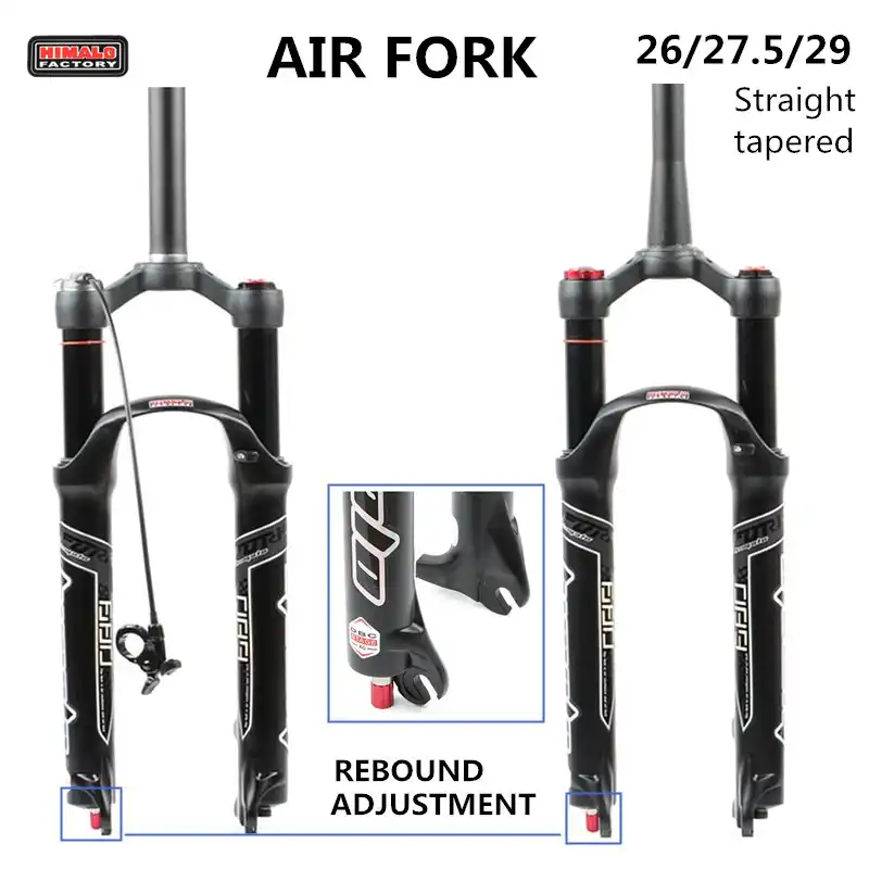 MTB Moutain 26inch Bike Fork Fat bicycle Fork Air Gas line Locking