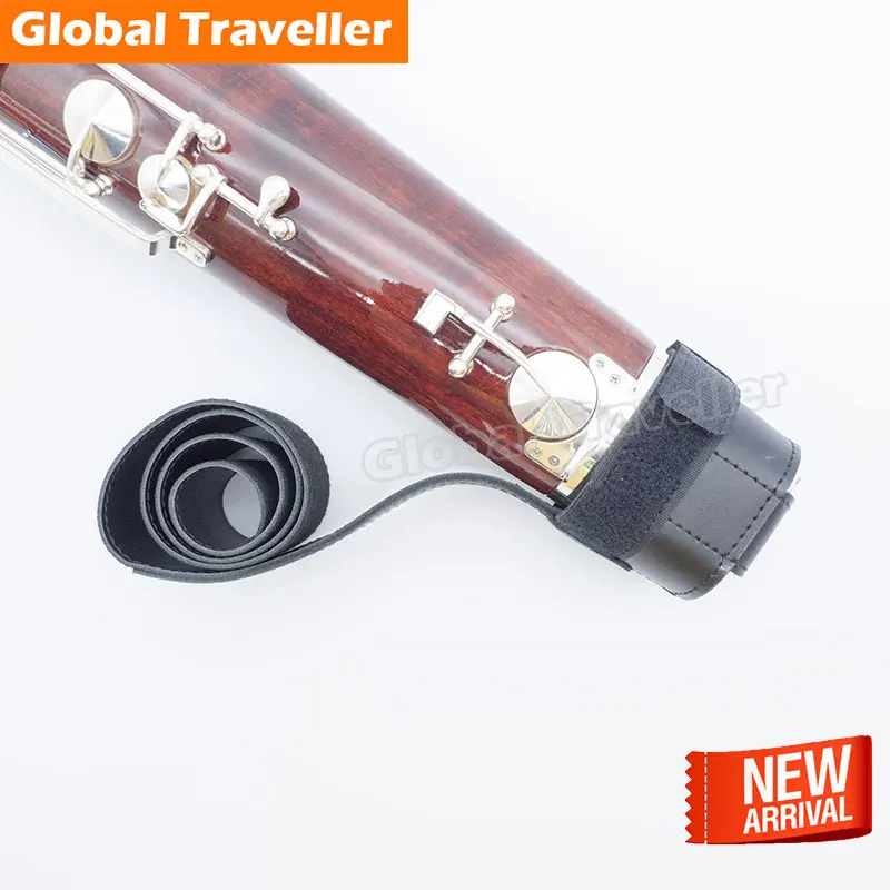 1 piece Bassoon strap adjustable cup bassoon strap leather bassoon seat