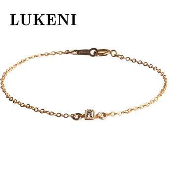 

Ladies Bracelet Art Simple Square Zircon 14k Filled Gold Bracelet Valentine's Day Lover Gift for Girlfriend Romantic Jewelry