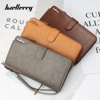 

Baellerry Brand High Capacity Men Organizer Long Wallet Coin Purse Male Money Pocket Pochette Hasp Clutch Bag Card Holder
