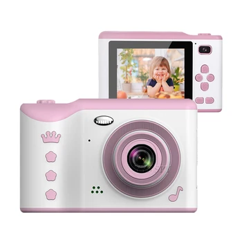 

Children's Camera 2.8" Full HD Touch Screen Digital Dual Lens Toy Kamera For Kids Birthday Gift Support TF Card Video Recording