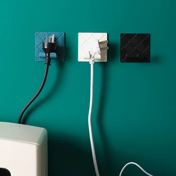 

Socket hook kitchen electrical wire plug stick hook power cord storage rack Kitchen supplies Hooks on the wall E127