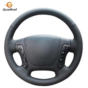 

Black PU Artificial Leather Car Steering Wheel Cover for Hyundai Santa Fe 2007 2008 2009 2010 2011 2012