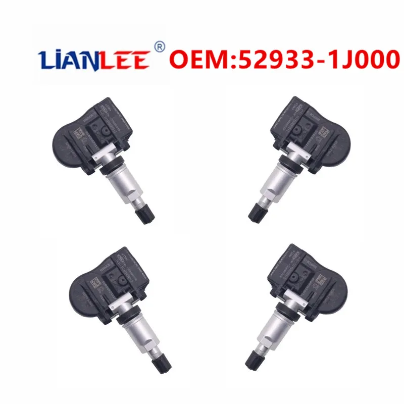 Новый датчик контроля давления в шинах TPMS 4 шт./лот 433 МГц для Kia Optima Hyundai i20 Sorento Venga