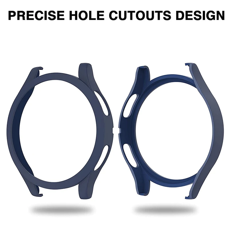 Watch Case For Samsung Galaxy Watch 4 44mm PC Matte Cover  Protective Compatible Galaxy Watch 4 40mm Clock Bumper Shell