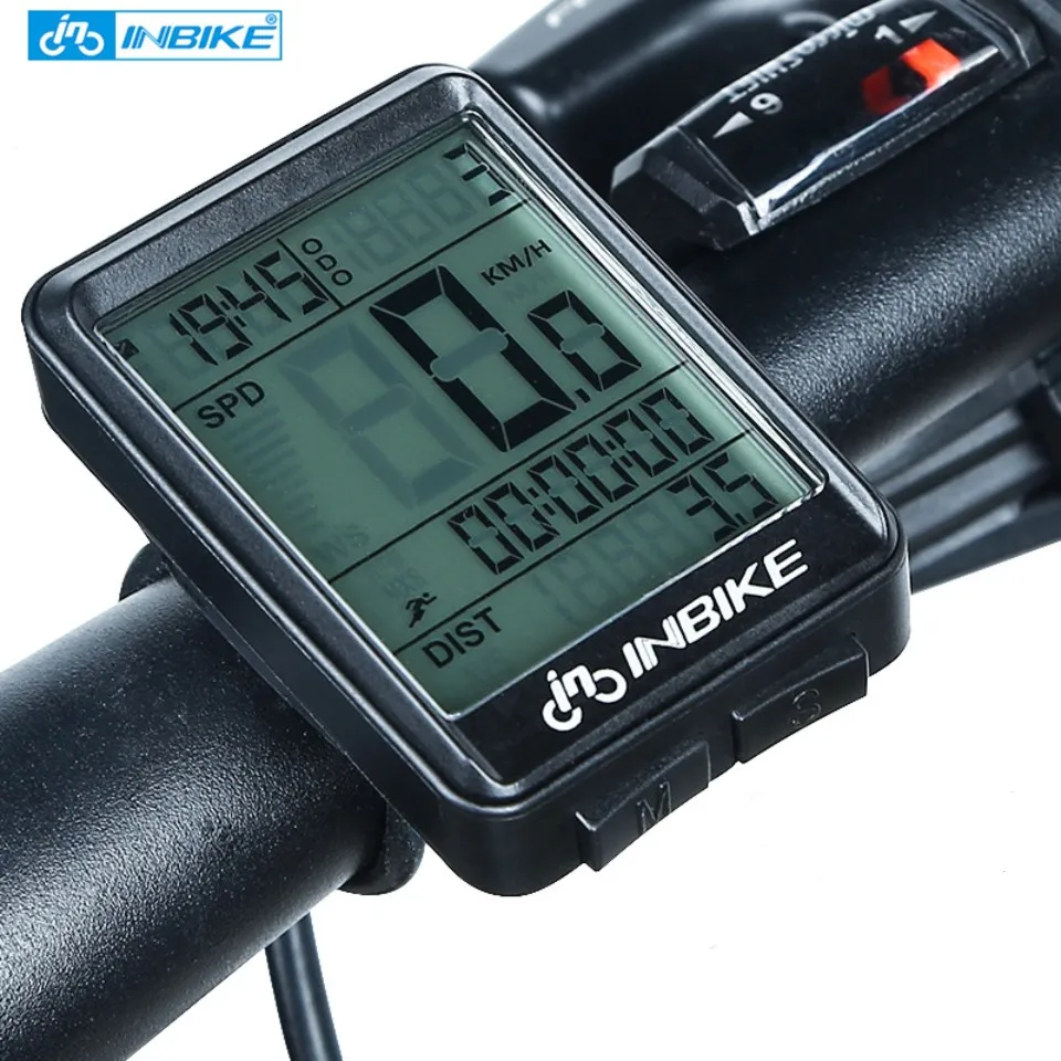 CONTATORE Bike velocità impermeabile cronometro Display Digitale Retroilluminazione 