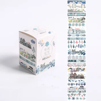 

Creative Snowman Animal Washi Tape Cute DIY Decoration Sticker Scrapbooking Diary Adhesive Masking Tape stationery school supply
