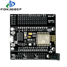 Nó mcu kit de desenvolvimento v3 ch340 nodemcu + escudo do motor wi fi esp8266 Esp-12e diy rc brinquedo controle remoto lua iot carro inteligente esp12e
