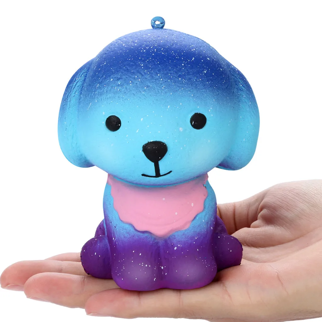 Расслабляющие игрушки мягкие Галактический щенок очень медленно