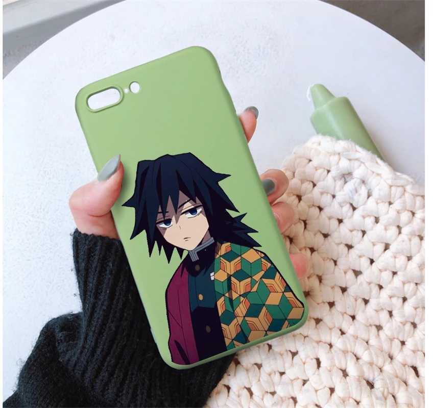 LHSR-23955 Kamado Nezuko Kimetsu no Yaiba Demon Slayer TPU цветной мягкий чехол для телефона iphone 6/6s 7/8, 7 Plus/8 Plus, X, XS i11 i11pro - Цвет: LHSR-23955