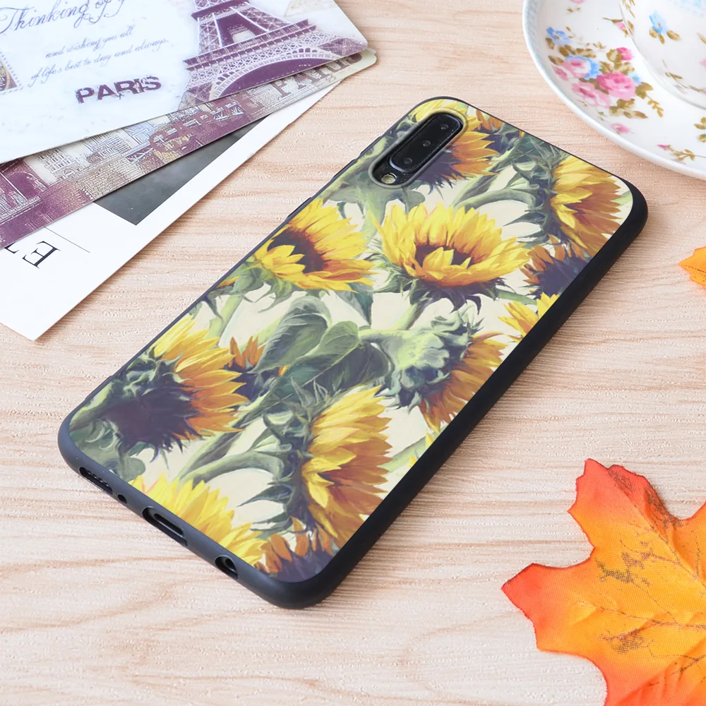 

Sunflowers Forever Print Soft Silicone Matt Case For Samsung Galaxy S Note and Galaxy A