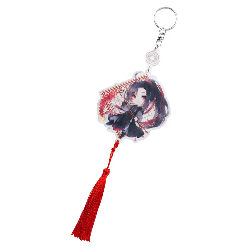 Grandmaster Demonic культивирование акриловой фигуры фигурный брелок Wuxian Wangji косплей брелок-подвеска подарок
