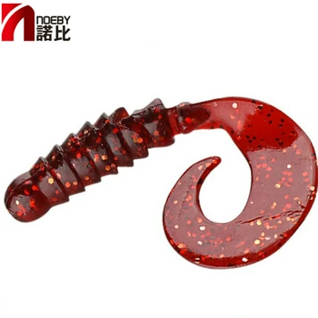 

NOEBY 001ST Soft Bait 8Pcs/bag 80mm4.3g/60mm1.75g Fishing Lure Silicone Baits Bass Pesca Wobbler Popular Floating Carp Fishing