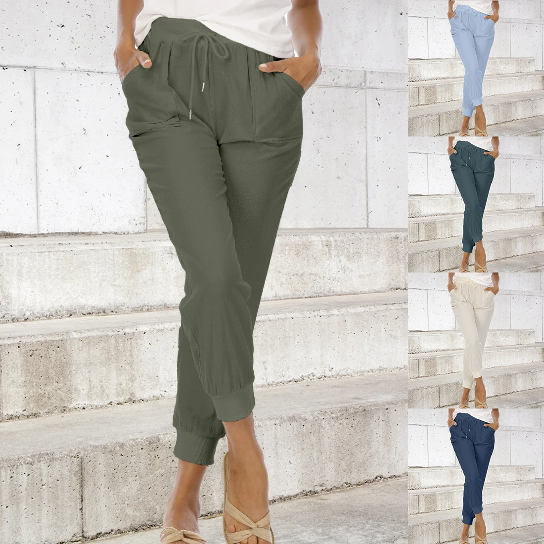 high waisted soft pants