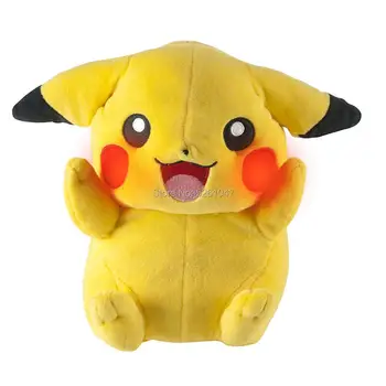 

Original Pocket Monster My Friend Talking Pikachu Plush Doll Stuffed Animals Toy Cute Figure 25cm Gift