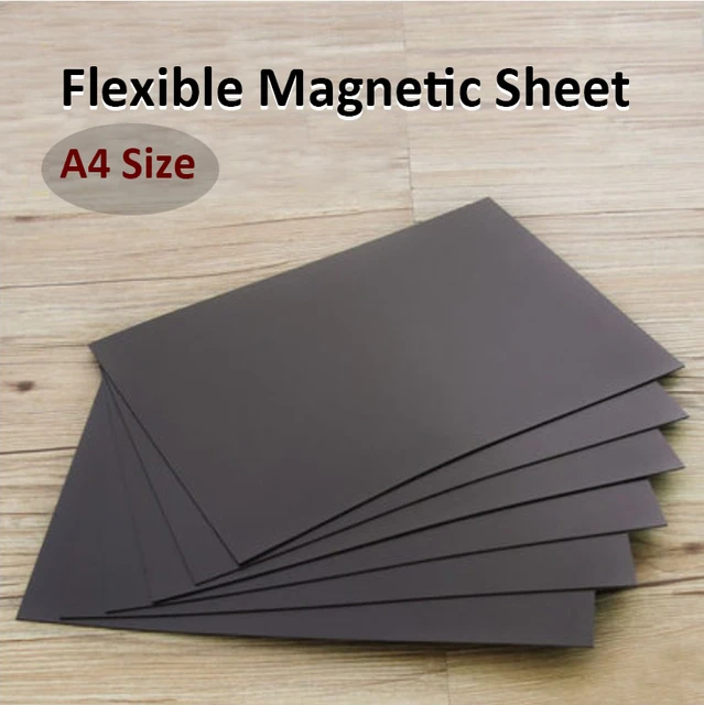 Flexible Magnet Self Adhesive Sticker A4 Size Rubber Magnetic Sheet Diy  Advertising Whiteboard Fridge Magnet - Magnetic Materials - AliExpress