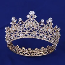 Корейский стиль невесты стиль Корона свадебный головной убор принцесса день рождения круг Свадебные аксессуары Корона