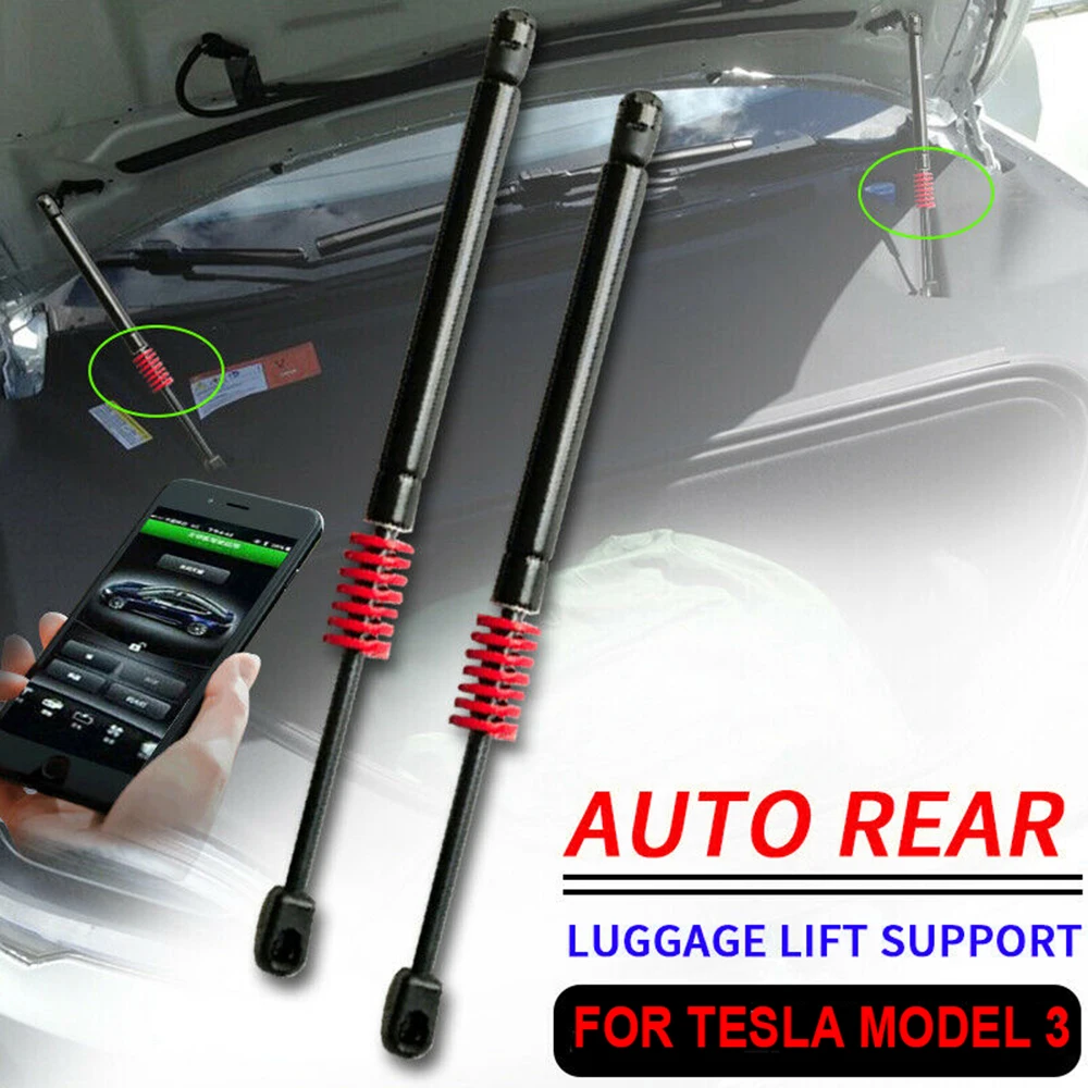 

Hood Trunk Support Bonnet Lifts For Tesla Model 3 2017-2019 Stainless Steel Corrosion resistance