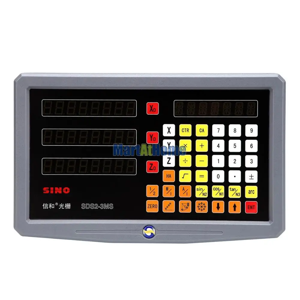 SINO DRO SDS2MS SDS3MS 2 оси/3 оси цифровая индикация TTL/EIA 422 для фрезерного станка