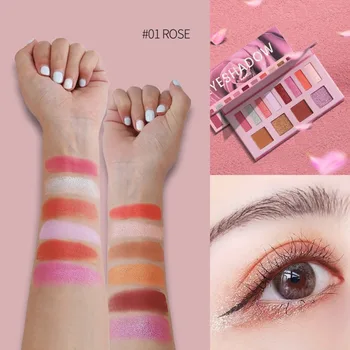 

12 Color Eyeshadow Pallete Glitter Eyeshadow Pigment Eye Shadow Palette Long Lasting Makeup Pallete