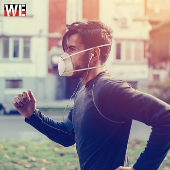 

Motorcycle Face Mask PM2.5 Smart Electric Fan Mask Anti-Pollution Breathable Anti Smog Dustproof Air purification Outdoor Mask