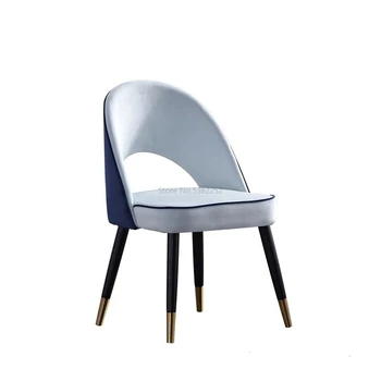 

Light Post Modern Concise Originality Chair Household Restaurant Chair Computer Chair Solid Wood Northern Europe Dining Chair