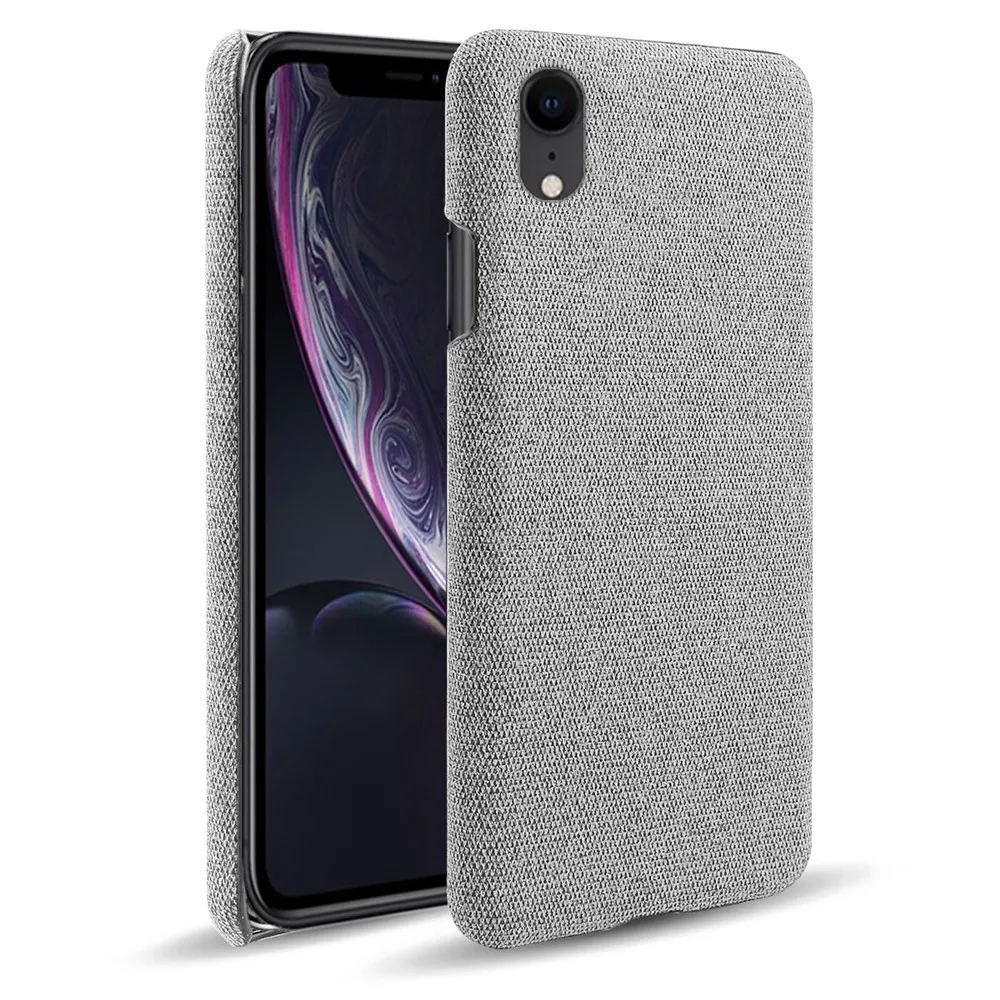 Custodie In Stoffa Per Iphone Xr Custodia X Xs Max Slim Retro Custodia Rigida In Tessuto Per Iphone X Xr Xs Max Iphonex Iphonexr Coque Funda