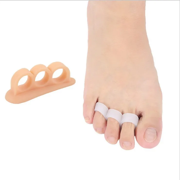 

3-hole Wear Toe Pad Valgus Overlap Toe Correction Pad Hammer Toe Separation Curved Transformation Toe Separator