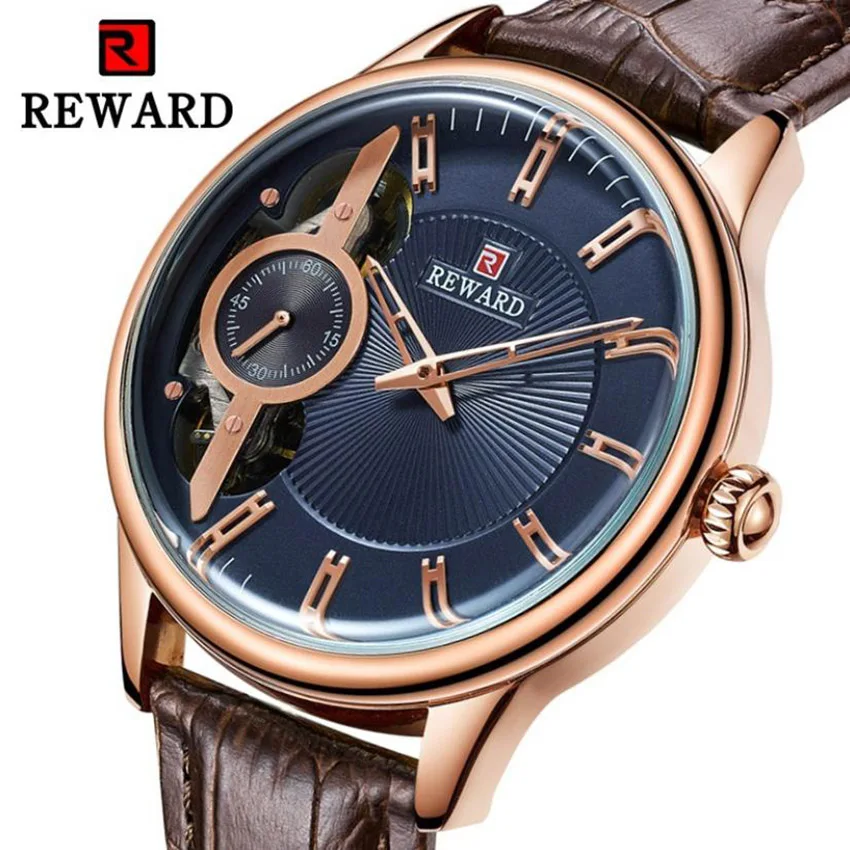 

2019 REWARD Watch Men Automatic mechanical watch Military Wrist Watches Men Quartz Sports Business Male Watch Relogio Masculino