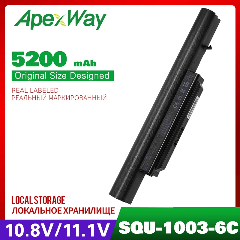 ApexWay 6-элементная батарея для ноутбука Haier R410 916T2134F 916T2135F 921600003 CQB912 CQB913 CQB916 CQB917 |