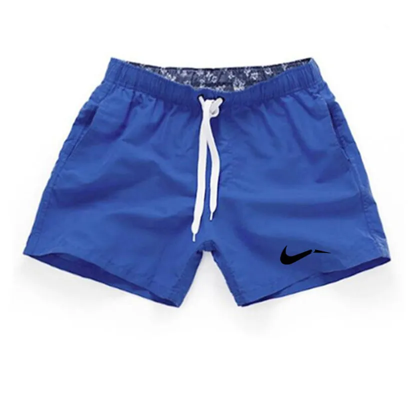 Летние мужские пляжные шорты, Брендовые повседневные шорты с принтом, мужские Модные Стильные шорты