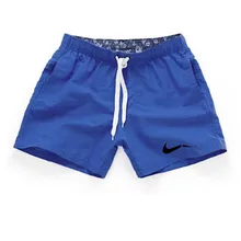 Летние мужские пляжные шорты, Брендовые повседневные шорты с принтом, мужские Модные Стильные шорты